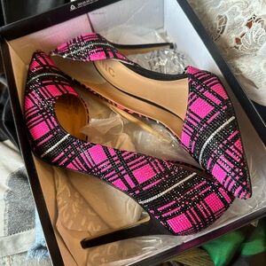 INC fuscia shoes size 10